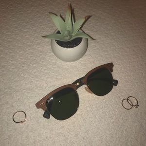 Ray-Ban Clubmaster Wood Sunglasses